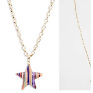 Kendra Scott Carved Star Pendant Necklace